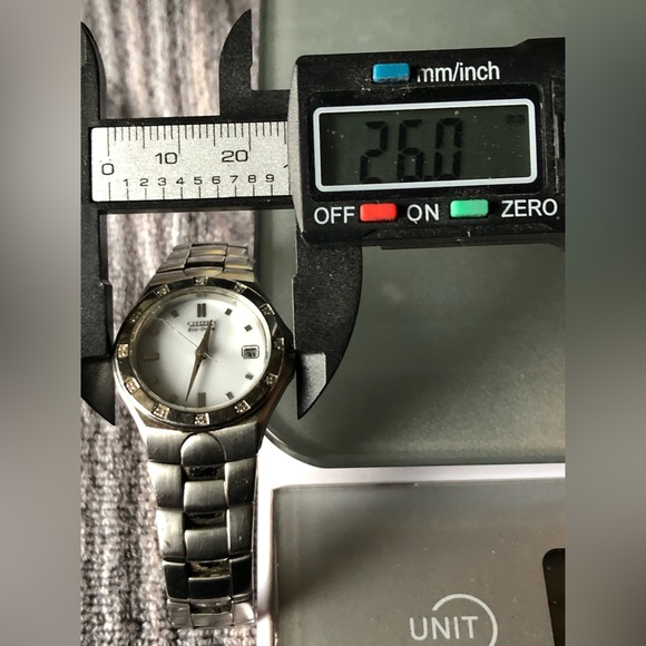 Citizen Eco-Drive Diamond Watch Women Silver Tone Day Date at 3 MOP dial - Picture 4 of 8